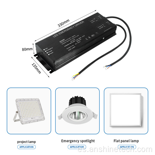 Controlador de emergencia Anshine 100% de potencia total